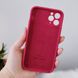 Чохол Silicone Case Full + Camera для iPhone 11 Rose Red