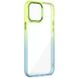 Чохол Fresh sip series Case для iPhone 13 PRO MAX Sea Blue/Lemon