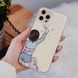 Чохол прозорий Print Home Girls для iPhone 15 PRO Blue