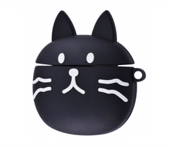 Чехол 3D для AirPods 1 | 2 Pretty Cat Black купить