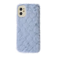 Чехол Fluffy Love Case для iPhone 12 Blue купить