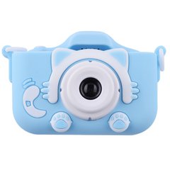 Детский фотоаппарат Baby Photo Camera Cartoon Cat Blue купить