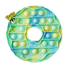 Pop-It іграшка Donut (Пончик) Yellow/Green купити