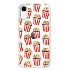 Чохол прозорий Print FOOD with MagSafe для iPhone XR Popcorn купити