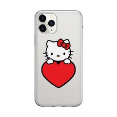 Чохол прозорий Print для iPhone 13 PRO MAX Hello Kitty Love