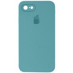 Чехол Silicone Case FULL+Camera Square для iPhone 7 | 8 | SE 2 | SE 3 Sea Blue купить
