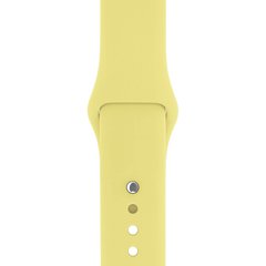 Ремінець Silicone Sport Band для Apple Watch 42mm | 44mm | 45mm | 49mm Yellow Mellow розмір S купити