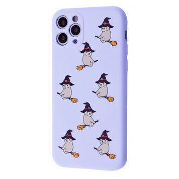 Чохол WAVE Fancy Case для iPhone 11 PRO Bear On Broom Glycine - ash-mobile.com.ua - фото 1