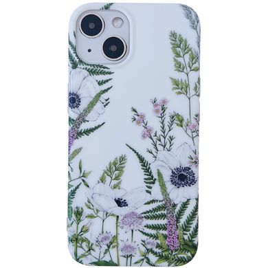 Чехол Beautiful Flowers для iPhone 13 Лаванда