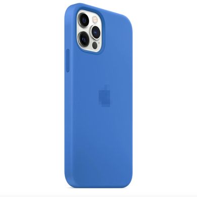 Чехол Silicone Case Full OEM для iPhone 12 | 12 PRO Capri Blue - ash-mobile.com.ua - фото 2