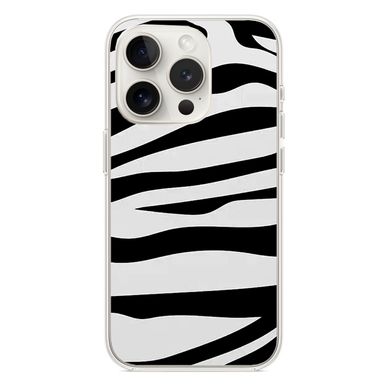 Чехол прозрачный Print Zebra with MagSafe для iPhone 11 PRO купить