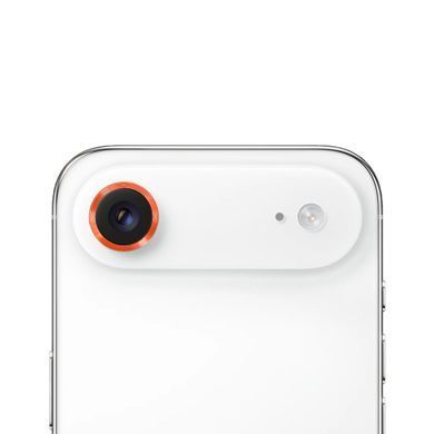 Защитное стекло Metal Classic на камеру для iPhone 17 Air Orange