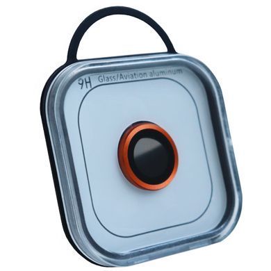 Защитное стекло Metal Classic на камеру для iPhone 17 Air Orange