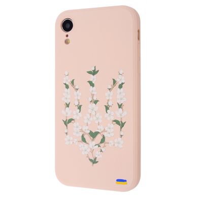 Чохол WAVE Ukraine Edition Case для iPhone XR Flower trident Pink Sand купити
