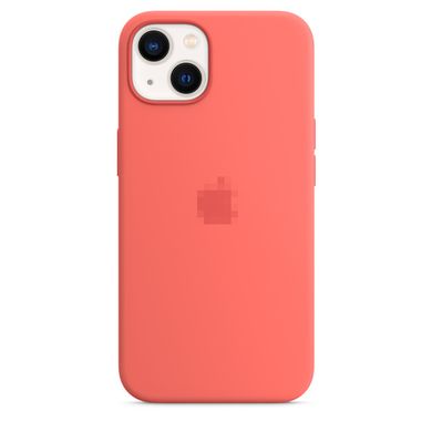 Чохол Silicone Case Full OEM+MagSafe для iPhone 13 Pink Pomelo