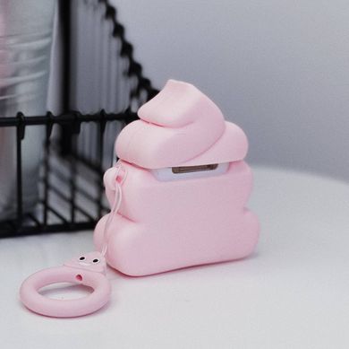 Чохол 3D для AirPods 1 | 2 Pink Shit - ash-mobile.com.ua - фото 3