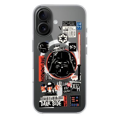 Чехол прозрачный Print STARWARS with MagSafe для iPhone 17 Dart Veider