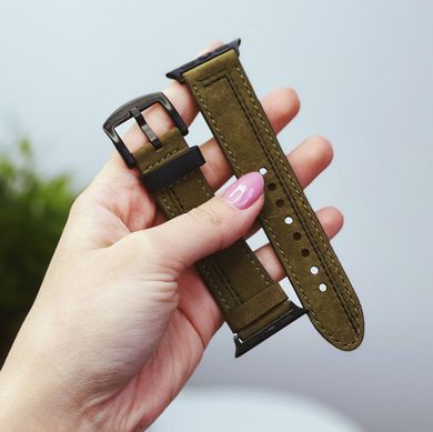 Ремешок Leather 7-Design для Apple Watch 38 | 40 | 41 mm Khaki купить