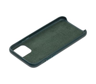 Чохол Leather Case GOOD для iPhone 11 Forest Green купити