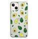 Чехол прозрачный Print SUMMER для iPhone 16 Avocado - ash-mobile.com.ua - фото 1
