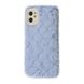 Чохол Fluffy Love Case для iPhone 12 Blue - ash-mobile.com.ua - фото 1