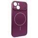 Чохол Nofelet AG Glass with MagSafe для iPhone 13 Dark Cherry - ash-mobile.com.ua - фото 1