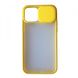 Чехол Hide-Camera matte для iPhone 12 MINI Yellow купить