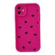 Чохол Wilkins Case для iPhone 12 Tiny Hearts Electric Pink - ash-mobile.com.ua - фото 1