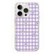 Чехол прозрачный Print Flower Color with MagSafe для iPhone 12 PRO MAX Flower Purple - ash-mobile.com.ua - фото 1