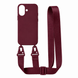 Чехол STRAP COLOR Case для iPhone 16 Marsala - ash-mobile.com.ua - фото 1