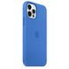 Чехол Silicone Case Full OEM для iPhone 12 | 12 PRO Capri Blue