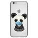 Чехол прозрачный Print Animals для iPhone 6 Plus | 6s Plus Panda