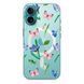 Чохол прозорий Print Butterfly with MagSafe для iPhone 17 Pink