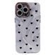 Чохол Nacre Design для iPhone 15 PRO Hearts Silver - ash-mobile.com.ua - фото 1