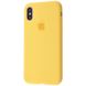 Чохол Silicone Case Full для iPhone X | XS Yellow купити