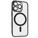 Чохол Titan Frame Matte PC MagSafe Case для iPhone 15 PRO Black - ash-mobile.com.ua - фото 1