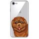 Чехол прозрачный Print Dogs для iPhone 7 | 8 | SE 2 | SE 3 Funny Dog Brown купить