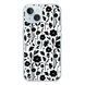 Чехол прозрачный Print Flower with MagSafe для iPhone 13 MINI Floral Black - ash-mobile.com.ua - фото 1