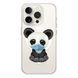 Чехол прозрачный Print Animals with MagSafe для iPhone 15 PRO MAX Panda - ash-mobile.com.ua - фото 1