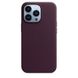 Чохол Leather Case with MagSafe для iPhone 13 PRO Dark Cherry