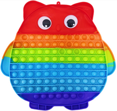 Pop-It игрушка BIG Owl (Сова) 28/29см Red/Ultramarine купить