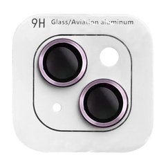 Защитное стекло Metal Classic на камеру для iPhone 14 | 14 Plus Purple