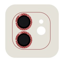 Захисне скло на камеру Metal Shine для iPhone 11 | 12 | 12 MINI Red