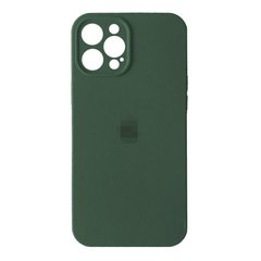 Чохол Silicone Case Full + Camera для iPhone 12 PRO Pine Green купити