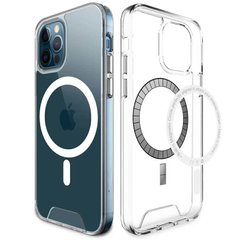 Чохол прозорий Space Case with MagSafe для iPhone 12 | 12 PRO купити