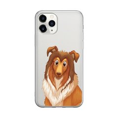 Чохол прозорий Print Dogs для iPhone 13 PRO Colly Brown