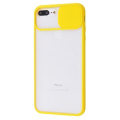 Чехол Hide-Camera matte для iPhone 7 Plus | 8 Plus Yellow купить