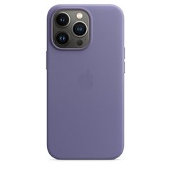 Чехол Leather Case with MagSafe для iPhone 13 PRO Wisteria