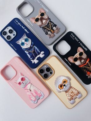 Чехол Nimmy Case Rich Pets для iPhone 14 PRO Cat Pink - ash-mobile.com.ua - фото 5