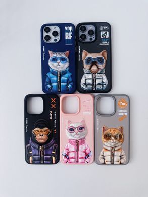 Чехол Nimmy Case Rich Pets для iPhone 14 PRO Cat Pink - ash-mobile.com.ua - фото 6